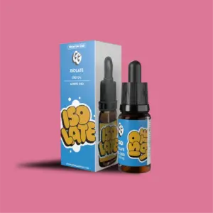 ISOLIERTES CBD-ÖL 25%.