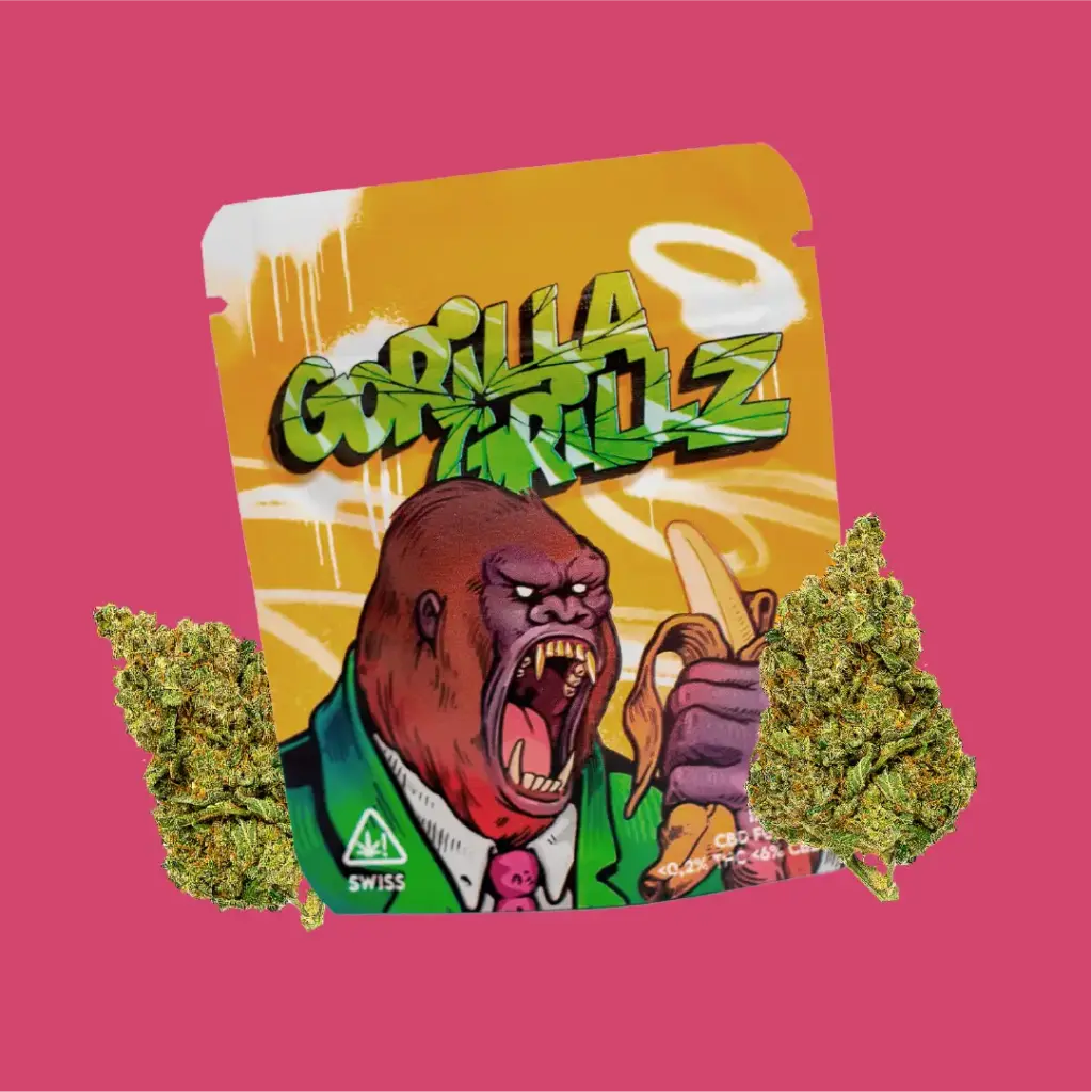 GORILLA GRILLZ FLORES | COGOLLOS DE CBD