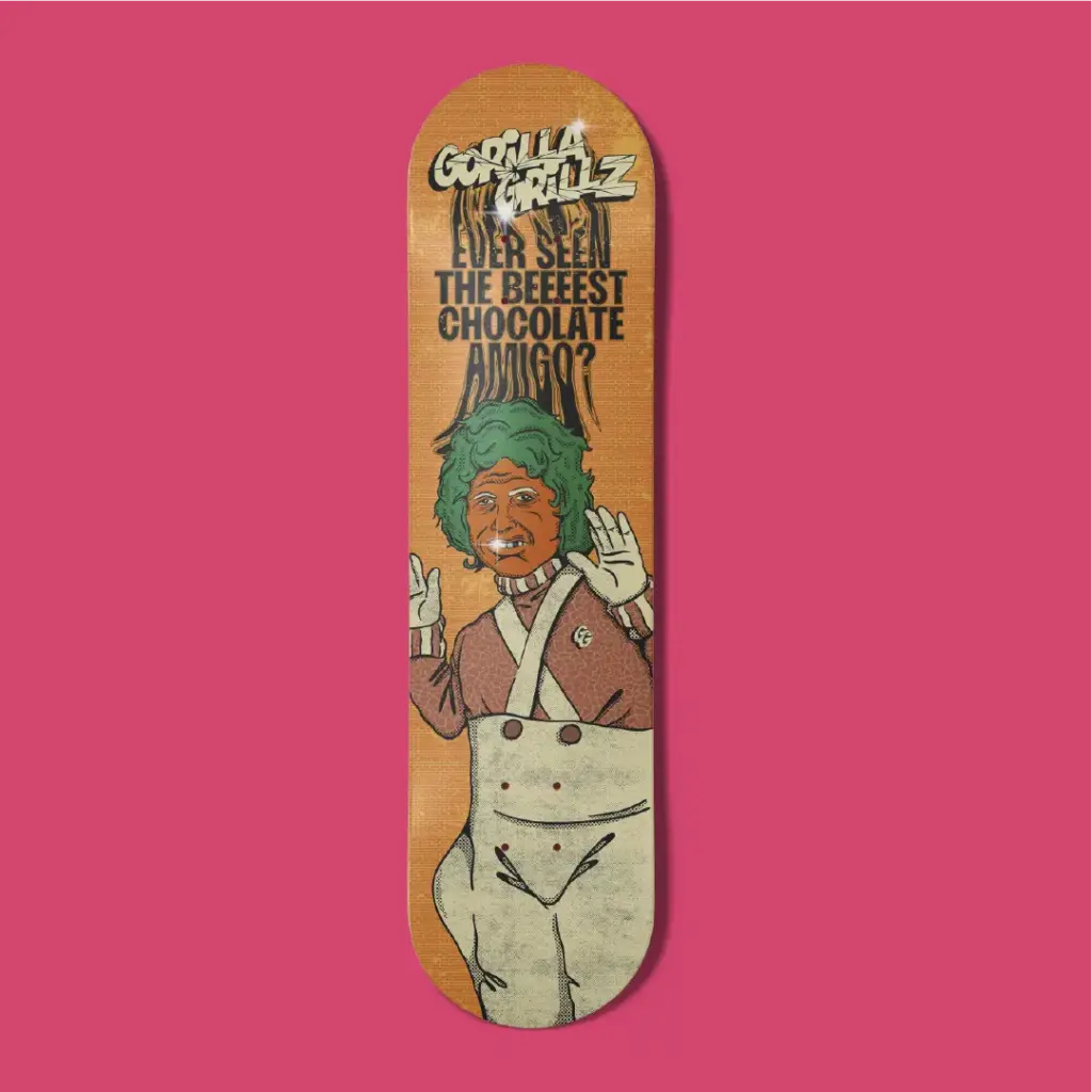 Skate Gorilla Grillz CHOCOLATE