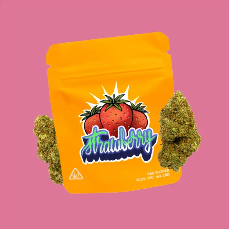 CBD FRAISE : CBD FLEURS D'EXTÉRIEUR